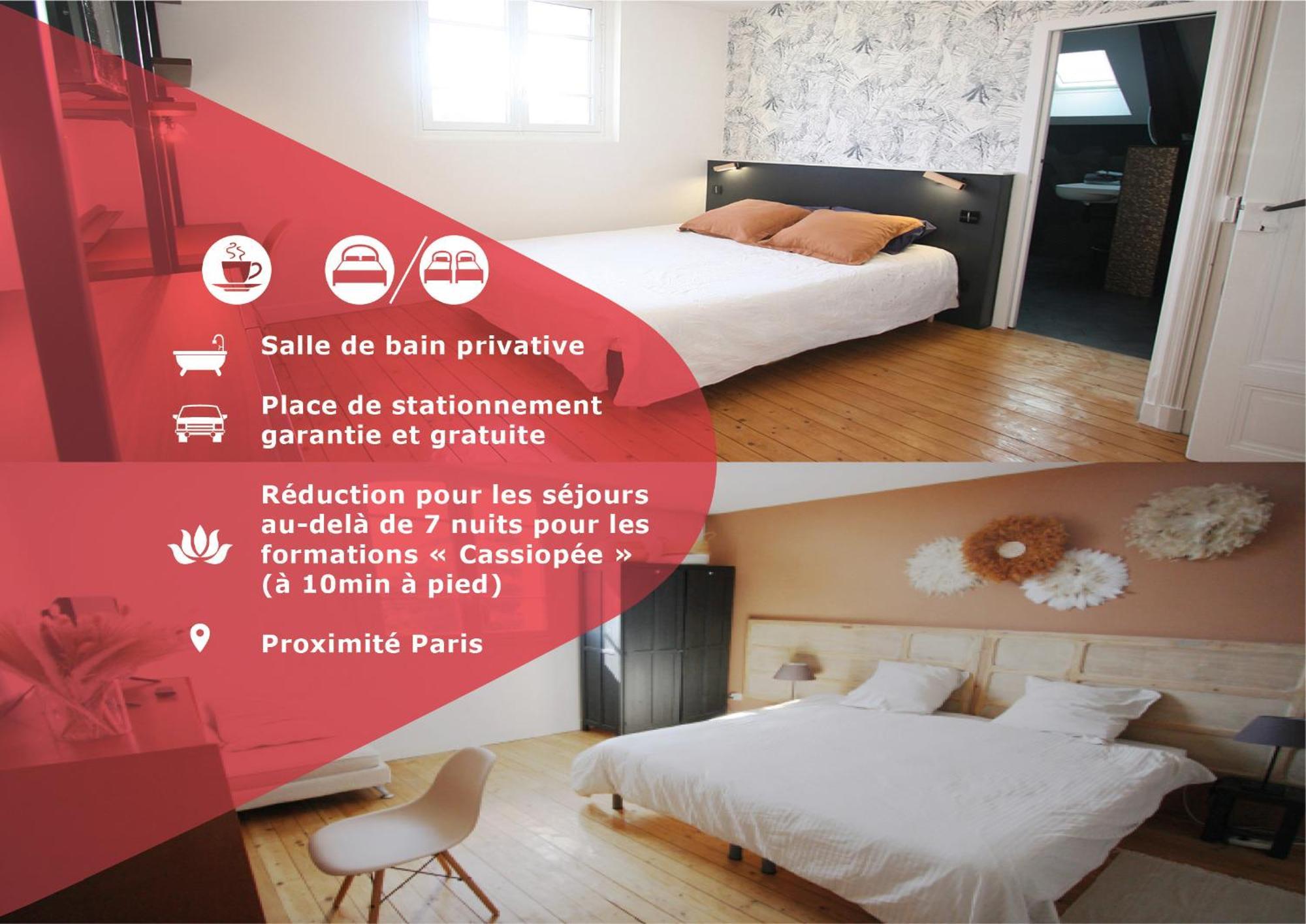 B&B Sdb Privees A Chatou Parking Gratuit Pres De Paris Exterior photo